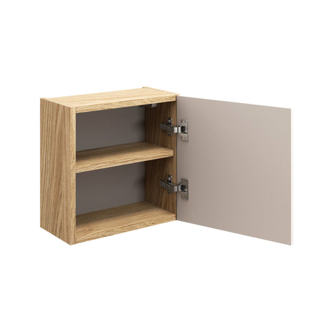 Badezimmer-Oberschrank Oceana Beige 35 × 35 × 19 cm mit 1 Tür – Ansicht 3