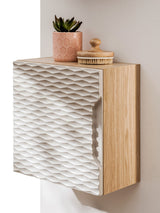 Badezimmer-Oberschrank Oceana Beige 35 × 35 × 19 cm mit 1 Tür – Ansicht 5