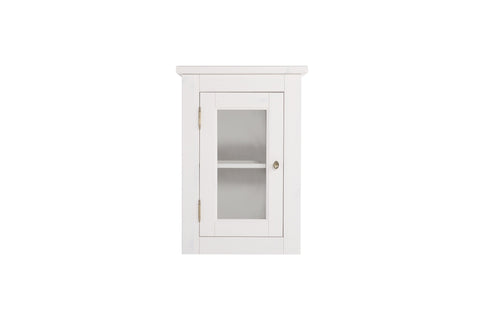 Badezimmer-Oberschrank Romanza Weiß 45 × 70 × 26 cm mit 1 Tür – Ansicht 3