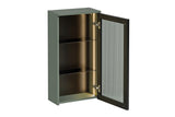 Badezimmer-Oberschrank Sombrela Glass 40 × 78 × 19 cm mit 1 Tür, mit LED-Beleuchtung – Ansicht 3