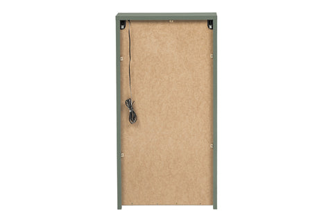 Badezimmer-Oberschrank Sombrela Glass 40 × 78 × 19 cm mit 1 Tür, mit LED-Beleuchtung – Ansicht 4