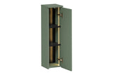 Badezimmer-Oberschrank Sombrela Schilfgrün 20 × 78 × 19 cm mit 1 Tür, mit LED-Beleuchtung – Ansicht 3