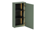 Badezimmer-Oberschrank Sombrela Schilfgrün 40 × 78 × 19 cm mit 1 Tür, mit LED-Beleuchtung – Ansicht 4