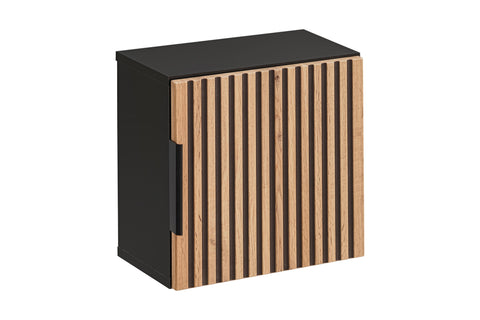 Badezimmer-Oberschrank Xylara Wotan Eiche 35 × 35 × 22 cm mit 1 Tür – Ansicht 3