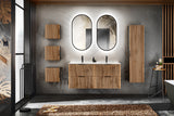 Badezimmer-Oberschrank Xylara Wotan Eiche 35 × 35 × 22 cm mit 1 Tür – Ansicht 5