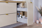 Badezimmer-Unterschrank Cargo Dalvira Kaschmir matt 20 × 50 × 46 cm – Ansicht 5