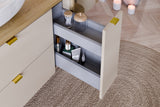 Badezimmer-Unterschrank Cargo Dalvira Kaschmir matt 20 × 50 × 46 cm – Ansicht 6