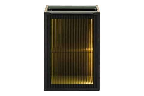 Badezimmer-Unterschrank Sombrela Glass 40 × 57 × 46 cm mit 1 Tür, mit LED-Beleuchtung – Ansicht 2