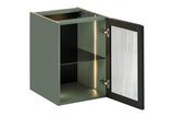 Badezimmer-Unterschrank Sombrela Glass 40 × 57 × 46 cm mit 1 Tür, mit LED-Beleuchtung – Ansicht 3