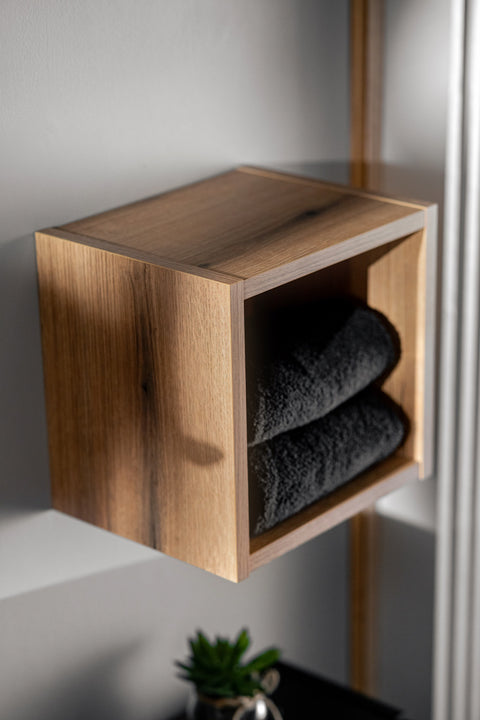 Badezimmer-Wandschrank offen Novira Coast Evoke Eiche 26,7 × 27,9 × 21,3 cm – Ansicht 5