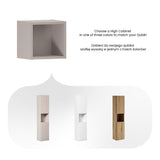 Badezimmer-Wandschrank offen Novira Kaschmir matt 26,7 × 27,9 × 21,3 cm – Ansicht 7