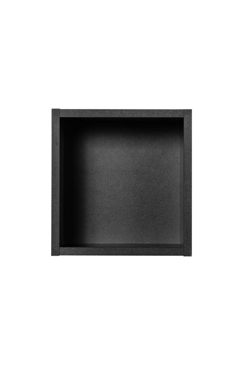 Badezimmer-Wandschrank offen Novira Schwarz matt 26,7 × 27,9 × 21,3 cm – Ansicht 2