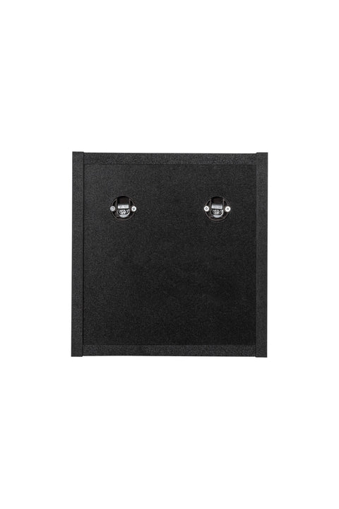 Badezimmer-Wandschrank offen Novira Schwarz matt 26,7 × 27,9 × 21,3 cm – Ansicht 3