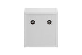 Badezimmer-Wandschrank offen Novira Weiß matt 26,7 × 27,9 × 21,3 cm – Ansicht 3