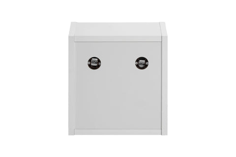Badezimmer-Wandschrank offen Novira Weiß matt 26,7 × 27,9 × 21,3 cm – Ansicht 3