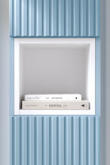 Badezimmer-Wandschrank offen Novira Weiß matt 26,7 × 27,9 × 21,3 cm – Ansicht 4