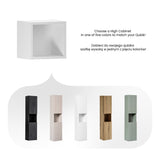 Badezimmer-Wandschrank offen Novira Weiß matt 26,7 × 27,9 × 21,3 cm – Ansicht 5