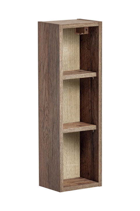 Badezimmer-Wandschrank offen Santora Santa Fe Vintage Eiche 20 × 65 × 15 cm – Ansicht 2