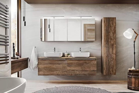 Badmöbel-Set 6-teilig – Santa Fe Oak II – Elegantes Design für jedes Badezimmer