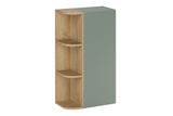 Badmöbel-Set Asteya Grün 45 cm – Regal + Hochschrank – Ansicht 2