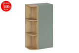 Badmöbel-Set Asteya Grün 45 cm – Regal + Hochschrank – Ansicht 3