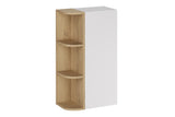 Badmöbel-Set Asteya Weiß 45 cm – Regal + Hochschrank – Ansicht 2
