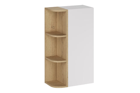 Badmöbel-Set Asteya Weiß 45 cm – Regal + Hochschrank – Ansicht 2