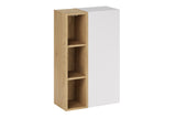 Badmöbel-Set Asteya Weiß 50 cm – Regal + Hochschrank – Ansicht 2