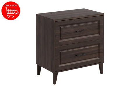 Badmöbel-Set Dorella Ristretto Eiche 80 cm – Waschbeckenunterschrank + Waschtischplatte – Ansicht 3