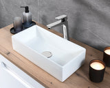 Badmöbel-Set Novira Coast Evoke Eiche 50 cm – Waschtischplatte + Waschbecken + Waschbeckenunterschrank – Ansicht 4