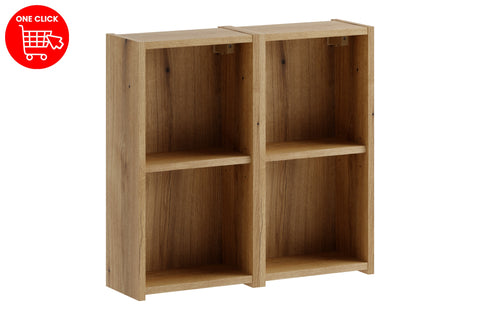 Badmöbel-Set Novira Coast Evoke Eiche 60 cm – 2 × Regal – Ansicht 2