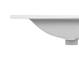 Badmöbel-Set Violetta Walnuss Villa 80 cm – Waschbecken + Spiegelschrank + Waschbeckenunterschrank – Ansicht 4