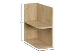 Badregal Dalvira Cremona Eiche 20 × 50 × 44 cm – Ansicht 5