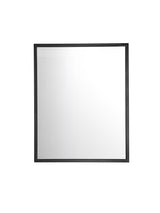 Badspiegel 60 × 75 cm – mit Rahmen, Rahmen Schwarz matt – Ansicht 2