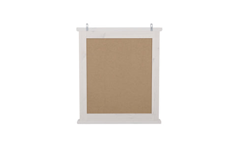 Badspiegel 70 × 80 cm – mit Rahmen, Rahmen Weiß – Ansicht 4