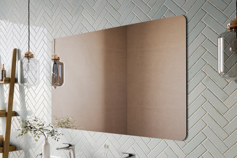 Badspiegel Julis 120 × 70 cm – rahmenlos – Ansicht 2