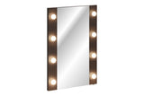 Badspiegel mit LED-Beleuchtung 60 × 85 cm – rahmenlos