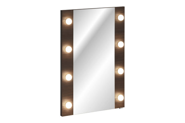 Badspiegel mit LED-Beleuchtung 60 × 85 cm – rahmenlos