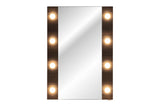 Badspiegel mit LED-Beleuchtung 60 × 85 cm – rahmenlos – Ansicht 2