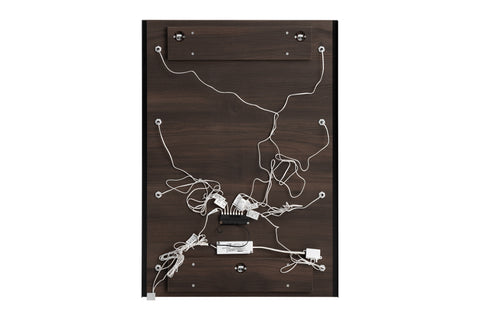 Badspiegel mit LED-Beleuchtung 60 × 85 cm – rahmenlos – Ansicht 3