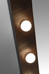 Badspiegel mit LED-Beleuchtung 60 × 85 cm – rahmenlos – Ansicht 7