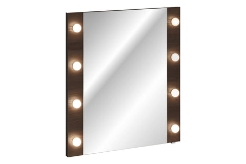 Badspiegel mit LED-Beleuchtung 80 × 85 cm – rahmenlos