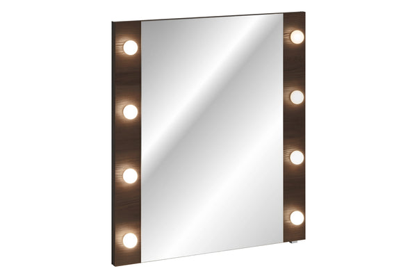 Badspiegel mit LED-Beleuchtung 80 × 85 cm – rahmenlos