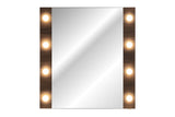 Badspiegel mit LED-Beleuchtung 80 × 85 cm – rahmenlos – Ansicht 2