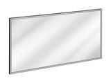 Badspiegel mit LED-Beleuchtung Alicia 68 × 123 cm – mit Rahmen, Rahmen Graphit – Ansicht 3