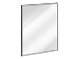 Badspiegel mit LED-Beleuchtung Alicia 68 × 83 cm – mit Rahmen, Rahmen Graphit – Ansicht 3