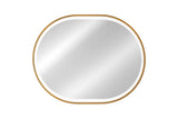 Badspiegel mit LED-Beleuchtung Apollon II 70 × 90 cm – mit Rahmen, Rahmen Gold – Ansicht 2