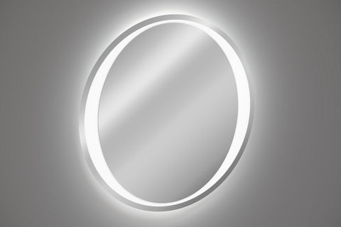 Badspiegel mit LED-Beleuchtung Aurelis 60 × 60 cm – rahmenlos – Ansicht 5