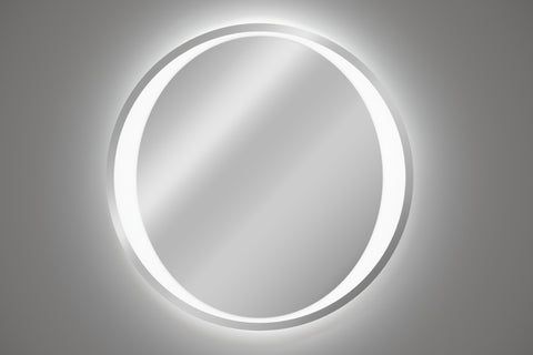 Badspiegel mit LED-Beleuchtung Aurelis 60 × 60 cm – rahmenlos – Ansicht 6