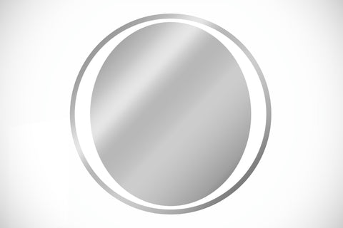 Badspiegel mit LED-Beleuchtung Aurelis 80 × 80 cm – rahmenlos – Ansicht 2
